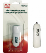 Автомобильное зарядное устройство USB (2 порта) AVS UC-433 (2,4А)